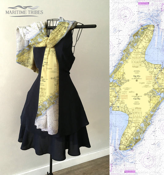 Cape May Chart Scarf